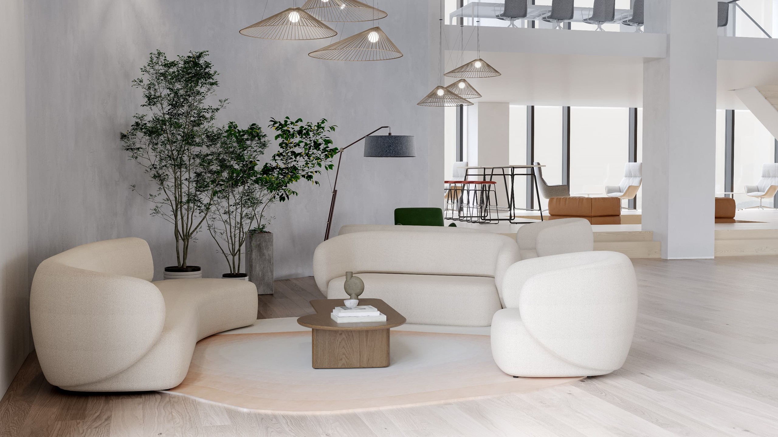 Pebble Coffee Table / Long