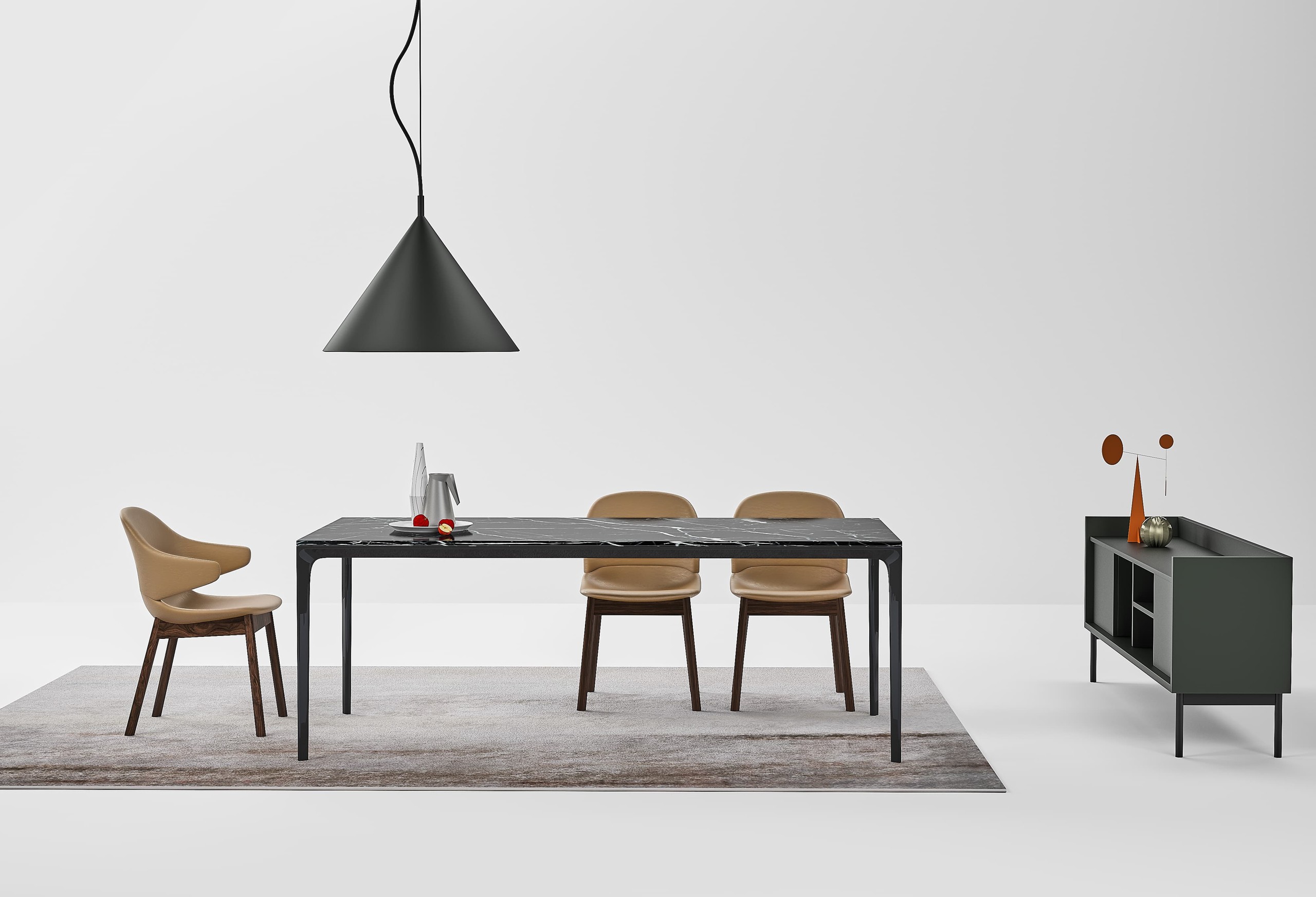 Chair Dateable Hug Chair / Wooden base with arm