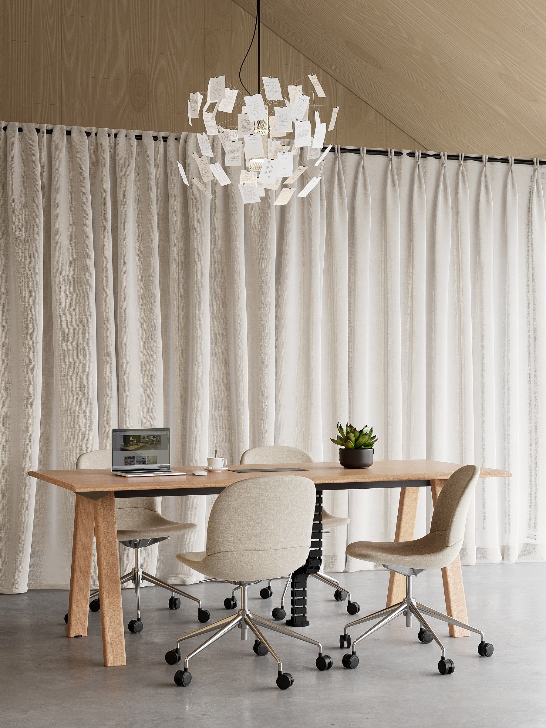 Hug Chair/5-star Al-Alloy base-with casters
